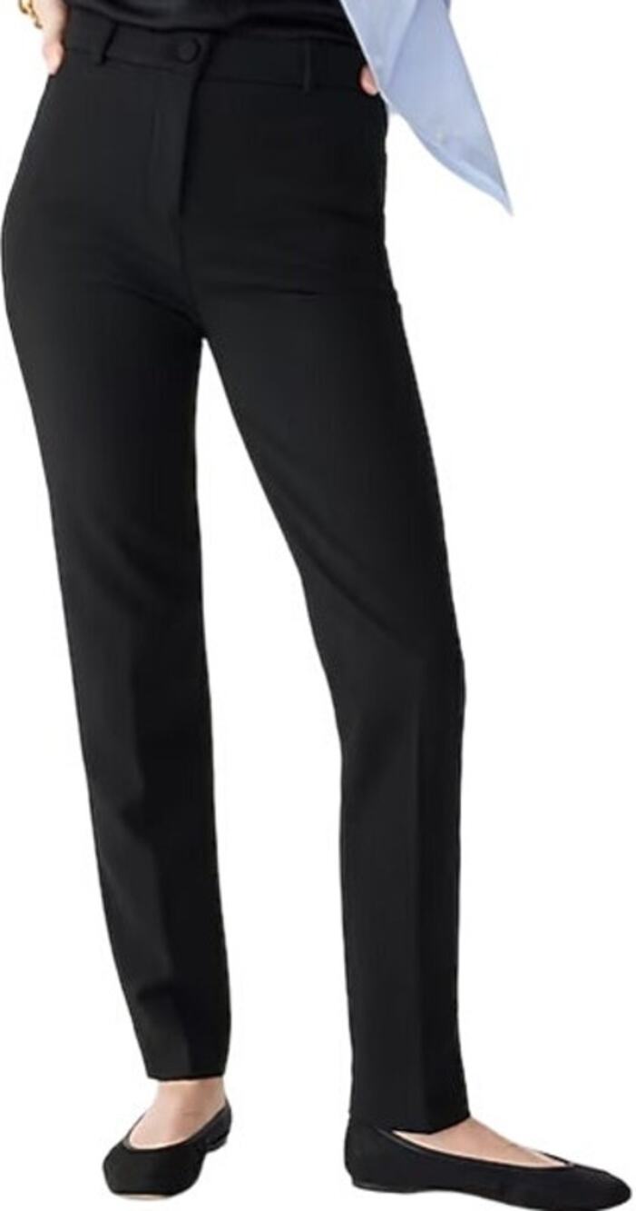 J. Crew Cameron Pants High Rise Four-Season Stretch Perfecting Pockets Black 6